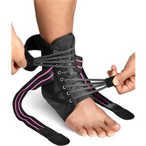 Fitomo Cavigliera Ortopedica per Distorsione, Cavigliera Sportiva con Stabilizzatore Staccabile, Tutore Caviglia Distorsione per uomini e donne, Adatto per Essere Indossato con Scarpe, 1 Unità