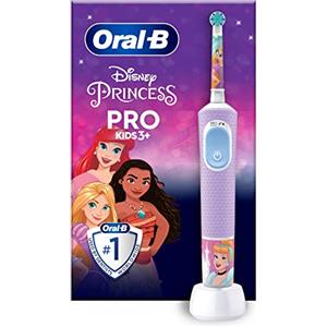 Oral-B Spazzolino Elettrico Ricaricabile Pro Kids Principesse Disney, 1 Testina, Per Bambini da 3 Anni In Su. 1 Spazzolino