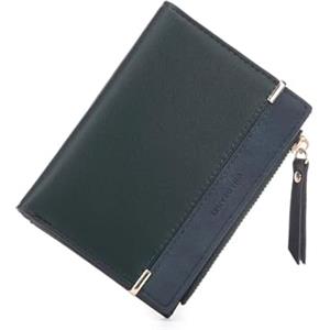 CHAOFANXI Portafoglio Donna Borsetta Portamonete Sottile Pochette Piccolo Portafogli in Pelle Sintetica,Verde