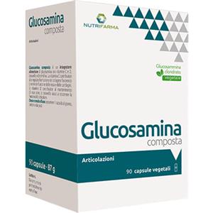 AQUA VIVA Glucosamina Composta Vegetale - Integratore Articolare con Boswellia e Vitamina C, 90 Compresse