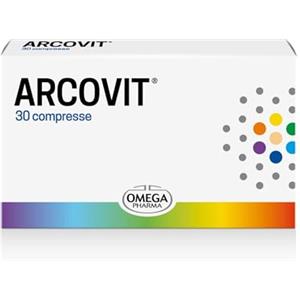 Colonir Omega Pharma - Arcovit, Integratore Alimentare con Formula Multivitaminica, Rafforza il Sistema Immunitario - 30 Compresse