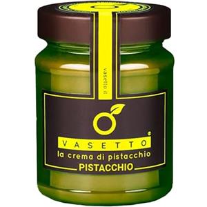 VASETTO Crema spalmabile di Pistacchio Artigianale Senza Zucchero - Vasetto - Crema di Pistacchio puro 60% Proteica e Vegana Sugar Free, senza Latte e derivati