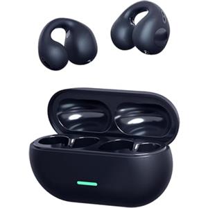 COMFOLIVING Auricolari Con Clip, Cuffie Wireless Reali Per La Riproduzione In Morbido Silicone, Cuffie Blue-tooth Con Clip A Conduzione Ossea 5.3 Chiamate Stereo HiFi Auricolari Sportivi Wireless Prestazioni Di L