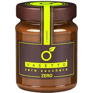VASETTO Crema spalmabile di Nocciole IGP Artigianale Zero senza Zucchero - Vasetto - Crema Gianduja 100% pura Proteica e Vegana ZERO, Sugar Free, senza latte e derivati