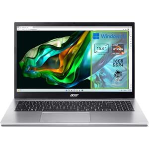 acer Aspire 3 15 A315-44P-R4AP PC Portatile, Notebook, Processore AMD Ryzen 5 5500U, RAM 16 GB DDR4, 512 GB PCIe NVMe SSD, Display 15.6