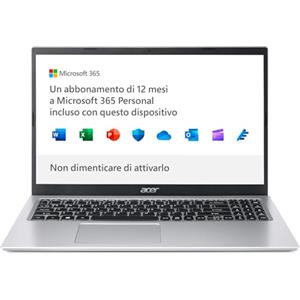 Acer Aspire 1 A115-32-C56R PC Portatile, Notebook, Processore Intel Celeron N4500, RAM 4 GB DDR4, 128 GB eMMC, Display 15.6