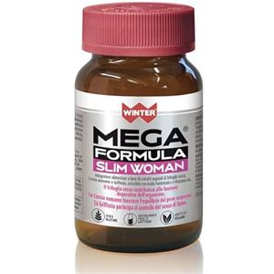 Winter Dimagrante forte veloce donna da 30 anni a Menopausa | Slim Woman Mega Formula Winter | Integratori per Dimagrire - Sgonfia Pancia Donna con Trifoglio Rosso, Griffonia e Vitamina B6-60 Compresse