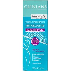 CLINIANS | Intense A Reducell Forte, Anticellulite, Rassodante, Dermatologicamente Testato, Made in Italy, 200 ml