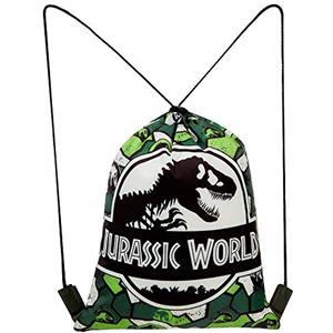 Jurassic World Sacca Sportiva Per Bambino, Borsa Zaino Per Asilo, Palestra, Piscina, Viaggio, Portascarpe