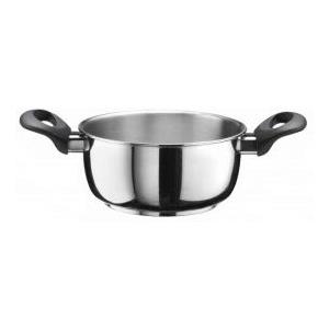 PINTINOX Pinti Inox Pentola da Cucina Argento Acciaio Inossidabile CM24 3600g Senza Finitura Comfort R6500524