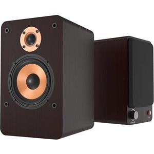 LONPOO Diffusori da Scaffale Bluetooth con USB, Casse acustiche hifi da 100 W, USB/AUX-in/Ottico/Coassiale, woofer da 4