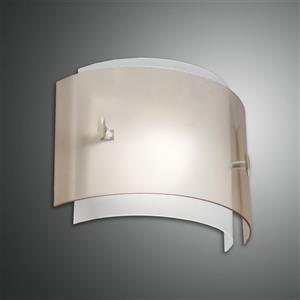 FABAS LUCE Applique da Interni Belinda in Vetro Ambra E27 - Elegante e Moderna