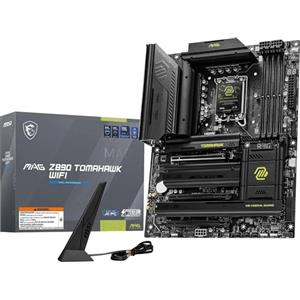 MSI MAG Z890 TOMAHAWK WIFI, ATX, scheda madre- Supporta processori Intel Core Ultra (Serie 2), LGA 1851 - DDR5 Memory Boost 4 x DDR5 (9200+ MT/s OC), 1 x PCIe 5.0 x16, 1 x M.2 Gen5, 5G LAN, Wi-Fi 7