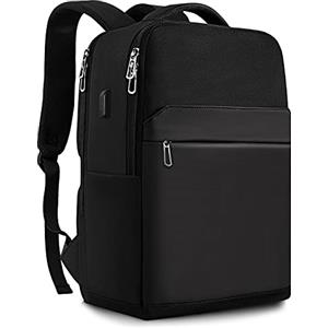 SONAMBULO Zaino Porta PC,Zaino Uomo Zaino per PC Portatile con Caricatore USB,Zaino per Laptop da 15.6 Pollici Notebook,Zaino per Computer,Zaino Impermeable da Lavoro Uomo per Scuola,Lavoro o Viaggio