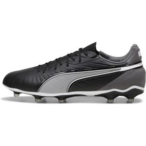 PUMA King Match Fg/AG, Scarpe da Calcio Unisex - Adulto, Puma Black Puma White Cool Dark Gray, 43 EU