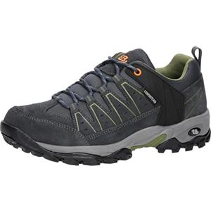 Brütting Mount Pinos Low, Scarpe da Trekking Uomo, Antracite, Verde, Arancione, 43 EU