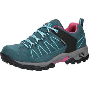 Brütting Mount Pinos Low, Scarpe da Trekking Unisex-Adulto, Petrolio, Turchese, Rosa, 39 EU