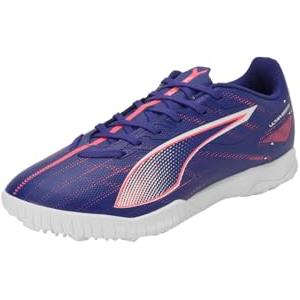 PUMA Ultra 5 Play TT, Soccer Shoe Unisex-Adulto, Lapis Lazuli White-Sunset Glow, 46.5 EU