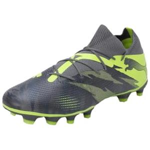 PUMA Scarpe da Calcio Future 7 Match Fg/AG da Uomo, Grigio Lime, 43 EU