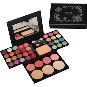 CHSEEO Trousse Trucchi Donna, Trousse Trucchi Ragazza, 39 Colore Palette di Ombretti per Trucco, Trucchi Tutto in Uno Tavolozza Completo Valigetta con Ombretto, Gloss, Rossetti e Polveri Viso