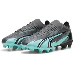 Puma Scarpe da Calcio Unisex Ultra Match Fg/AG, Grigio Bianco Aqua, 42 EU