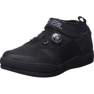 O'NEAL | Scarpe da Mountain Bike | MTB Downhill Freeride | Vegan | SPD Pedal Plate Compatible, Quick Lace System, Breathable | Session SPD V.22 Shoe | Adult | Black Grey | Size 39