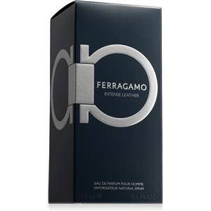 Ferragamo Intense Leather - Eau de Parfum 100 ml per Uomo con Note Speziate e Cuoio