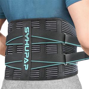 SYXUPAP Fascia Lombare Posturale, Regolazione della Fascia Schiena per Uomini e Donne, Posturale Cintura Lombare Utilizzare per Sport, L