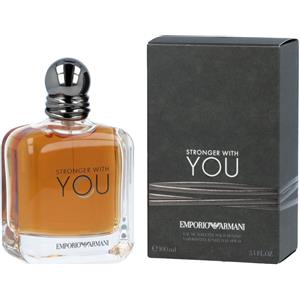 Giorgio Armani Stronger With You Eau de Toilette 100 ml - Fragranza Aromatica Maschile con Note di Pepe, Cardamomo e Vaniglia