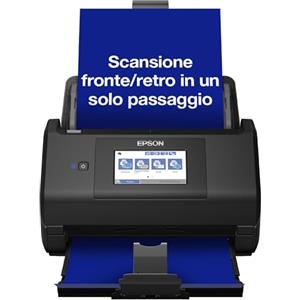 Epson Scanner Epson WorkForce ES-580W, scanner di file (scansione senza PC, da 35 a 70 immagini al minuto, fino a DIN A4, scansione fronte-retro in un unico passaggio, allineamento automatico) Taglia unica