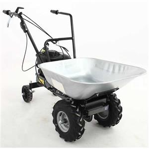 Eurosystems Motocarriola Carry - Portata 100kg, Cassone Dumper, Ribaltamento Manuale, Capacità 85L