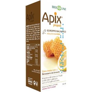 Bios Line Apix Propoli Sciroppo Balsamico 150 ml - Senza Conservanti, per Adulti e Bambini con Propoli, Semi di Pompelmo ed Edera