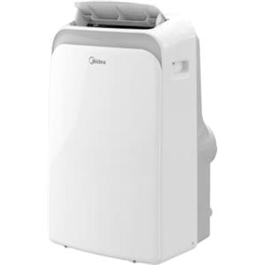 Midea Condizionatore Portatile Mobile Eco 29, 10000 BTU/h-A+, 2,9kW, 33㎡/88m³, 3-in-1 Aria Climatizzatore Portatile, Raffreddamento, Ventilatore, Deumidificazione, 24H Timer, Sleep Mode, Bianco