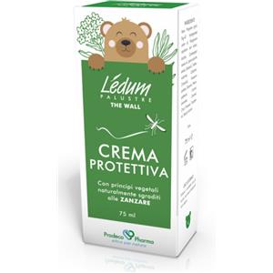 Prodeco Pharma Ledum The Wall Crema Protettiva 75 ml - Antizanzare con Oli Essenziali Naturali