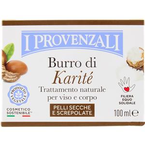 I Provenzali Burro di Karité 100 ml - Trattamento Naturale per Viso e Corpo, Pelli Secche e Screpolate