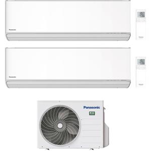 Panasonic CONDIZIONATORE PANASONIC DUAL SPLIT ETHEREA BIANCO 9000+9000 BTU WIFI INVERTER CU-2Z35TBE A+++