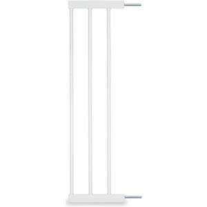 hauck Estensione da 21 cm per Cancelletto per Bambini, Bianco - Compatibile con Clear Step 2, Open N Stop 2, Open N Stop KD, Stop N Safe 2, Clear Step Autoclose 2, Montaggio a Pressione - Metallo