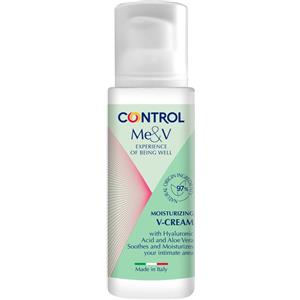 Control Me&V Crema Idratante Intima 50ml - Con Acido Ialuronico e Aloe Vera, Delicata e Senza Profumo