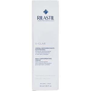 Rilastil D-Clar Crema Viso Fluida Depigmentante, Trattamento Anti-Macchie, Pelle Luminosa e Omogenea, Azione Levigante, per Tutti i Tipi di Pelle, Formato da 40 ml