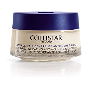 Collistar Crema Ultra-rigenerante Anti-rughe Giorno, Crema Concentrata per Viso e Collo con Azione Rigenerante Anti-Rughe e Illuminante, per Pelli Mature, 50 ml