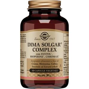 Solgar Dima Solgar Complex - Integratore con Caffè Verde, Metionina e Tè Verde - 60 Capsule Vegetali