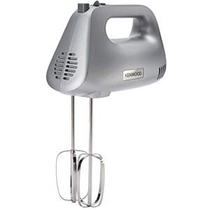 Kenwood Handmixer, 450 W, 5 velocità, acciaio inox Kneaders and Beaters for Durability and Strength HMP30.A0SI- Silver