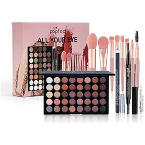 FantasyDay Calendario dell'Avvento 2025 Beauty, Kit di Bellezza Cosmetici Kit per Occhi, Viso e Labbra - Set di Trucchi con Correttore, Rossetti, Lucidalabbra, Palette Ombretti, Mascara, Trousse, Fard