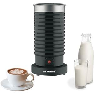 Generico Montalatte Elettrico 5 in 1 Cappuccinatore Elettrico 550W 240ml Macchina per Cappuccino Montalatte Automatico Schiuma Latte Calda/Fredda Montalatte per Cappuccino Macchiato Caffè Latte