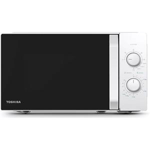 TOSHIBA MW-MG20P GRILL MICROONDE, potenza microonde 800 W, capacità 20 l, 5 livelli di potenza, funzione grill 1000 Bianco