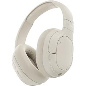 Belkin SoundForm Isolate Cuffie Wireless con Cancellazione Attiva del Rumore Ibrida, Cuffie con Microfono e Bassi Potenti, Cuffie Bluetooth con 60 Ore d'ascolto, Cuscinetti CloudCushion, Beige