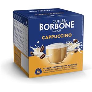 Caffè Borbone Cappuccino - 16 Capsule - Compatibili con macchine ad uso domestico Nescafè®* Dolce Gusto®*