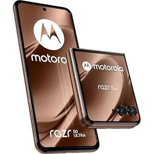 Motorola Razr 50 Ultra (12/512 GB, AI, display esterno 4.0'' pOLED, interno 6.9 pOLED, 50+50MP, IPX8, Qualcomm Snapdragon 8s Gen 3, 4000mAh, 45W, wireless 15W, 5G, Android 14), PANTONE Mocha Mousse