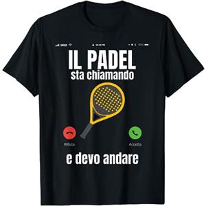 Abbigliamento Padel Racchetta Padel Divertente Giocatore Paddle Racchetta Chiama Maglietta