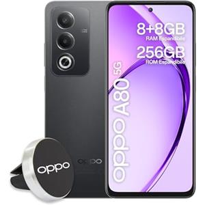 OPPO A80 5G Smartphone, AI Doppia Fotocamera 50+2MP, Selfie 8MP, Display 6.67